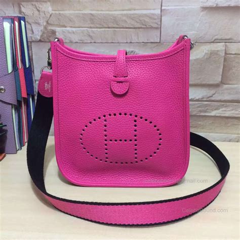 hermes evelyn pink|Hermes evelyne handbags.